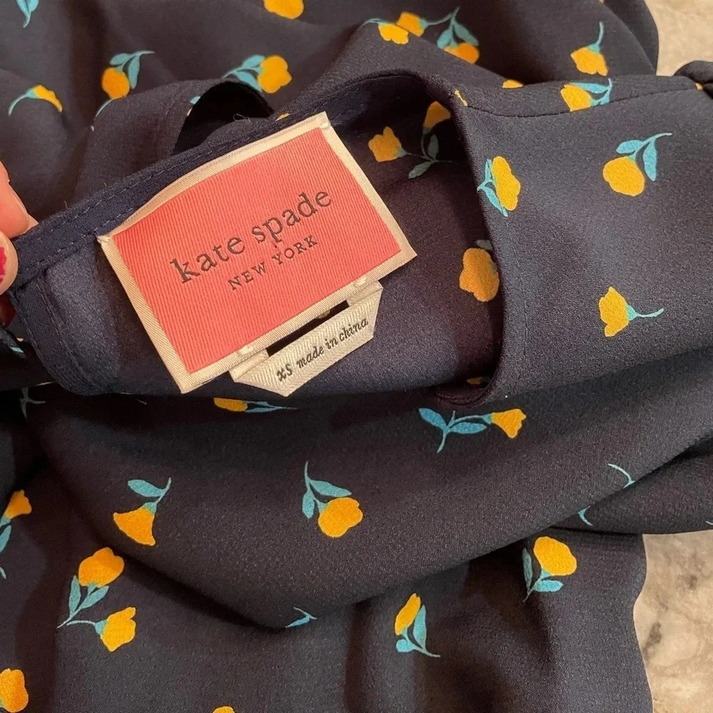 Kate Spade Dainty Bloom Shift Dress in LIGHT ADRIATIC BLUE XS